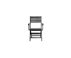 Cinas York Fällstol Black Mahogany
