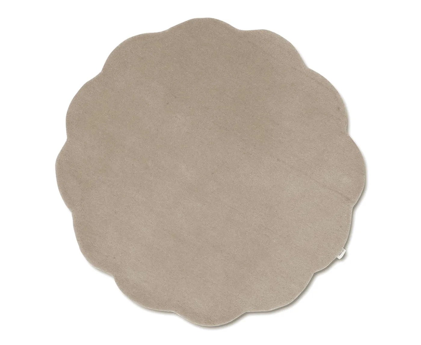 Classic Collection Shell Ullmatta Rund Beige Ø120
