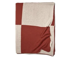 Classic Collection Square Pläd Terracotta 130x170