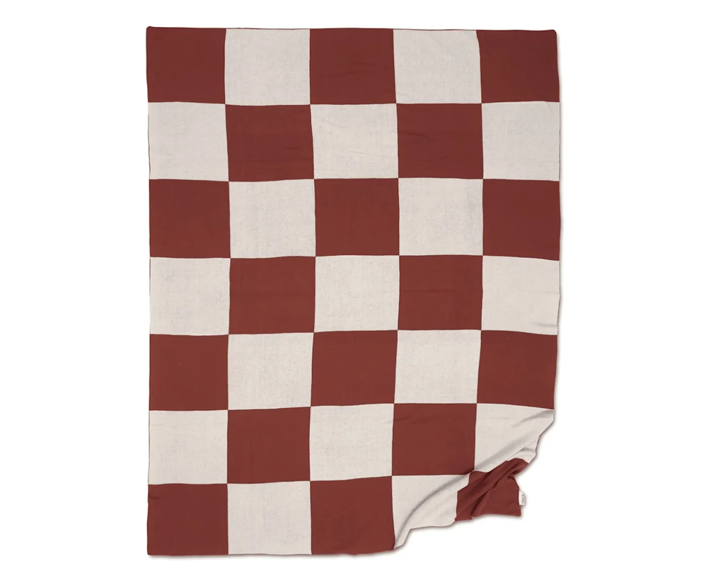 Classic Collection Square Pläd Terracotta 130x170