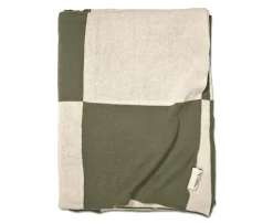 Classic Collection Square Pläd Grön 130x170