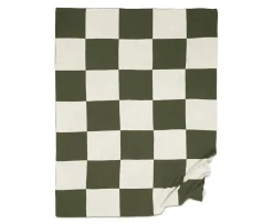 Classic Collection Square Pläd Grön 130x170