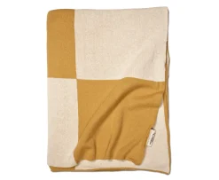 Classic Collection Square Pläd Gul 130x170