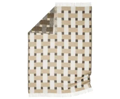 Classic Collection Weave Ullpläd Beige