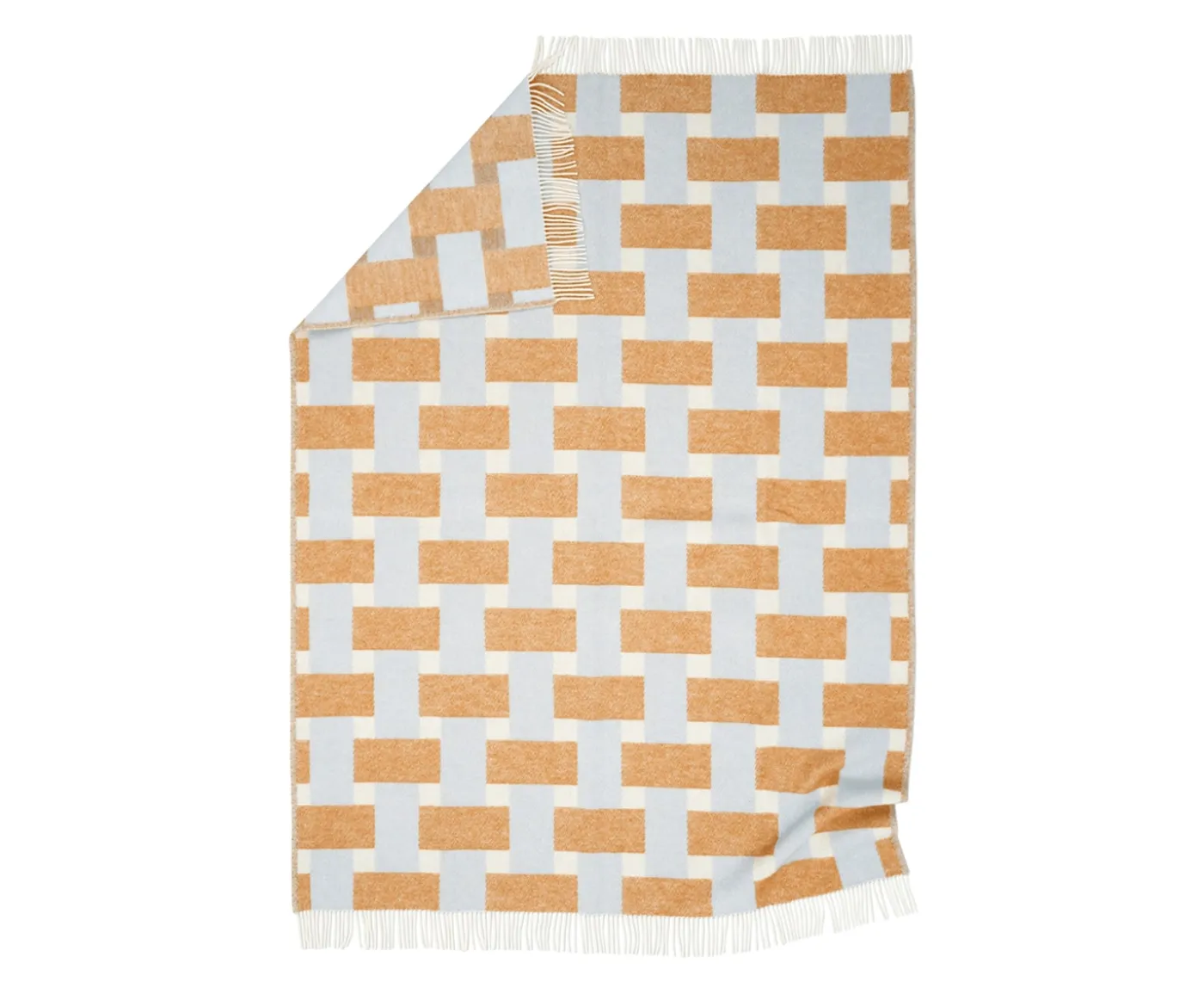 Classic Collection Weave Ullpläd Terracotta