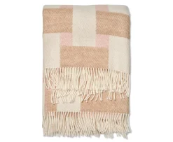 Classic Collection Weave Ullpläd Rosa