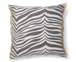 Classic Collection Zebra Prydnadskudde Titanium 50x50