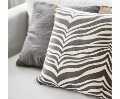 Classic Collection Zebra Prydnadskudde Titanium 40x60