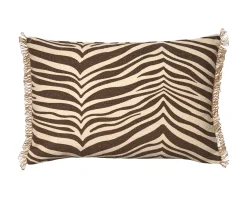 Classic Collection Zebra Kudde Brown/Natural 40x60