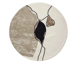 Classic Collection Abstract Ullmatta Rund Ivory Ø200