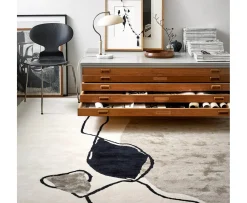 Classic Collection Abstract Ull/Viskosmatta Ivory 200x300