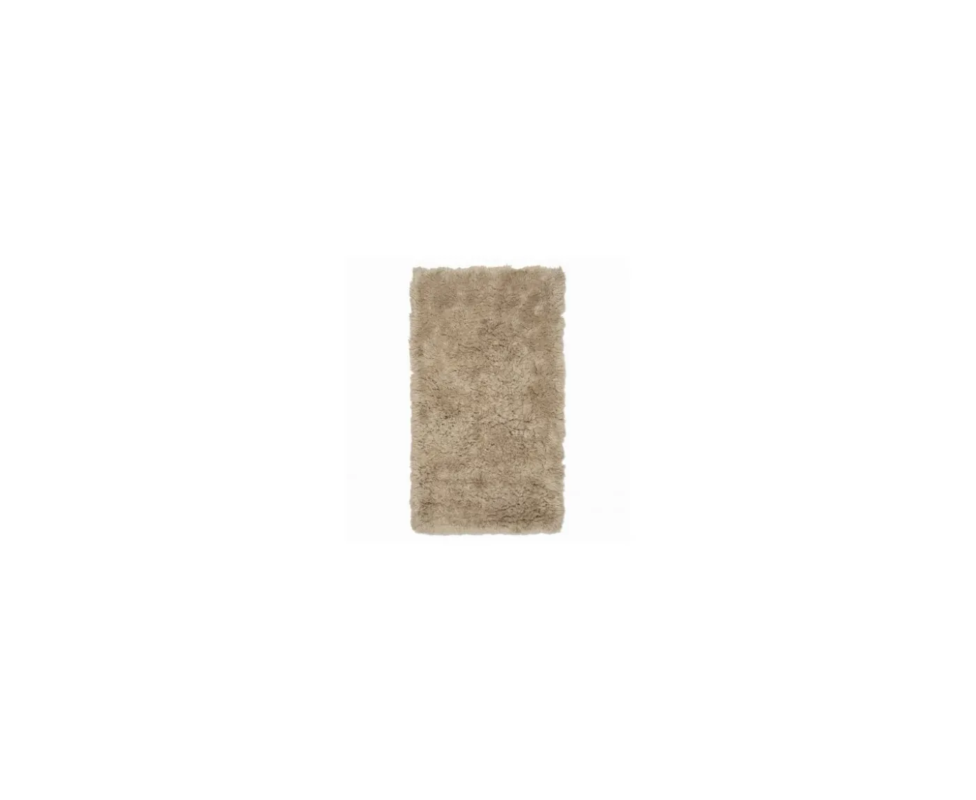 Classic Collection Cloudy Ullmatta Beige 80x150