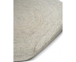 Classic Collection Merino Rund Ullmatta Concrete Ø200