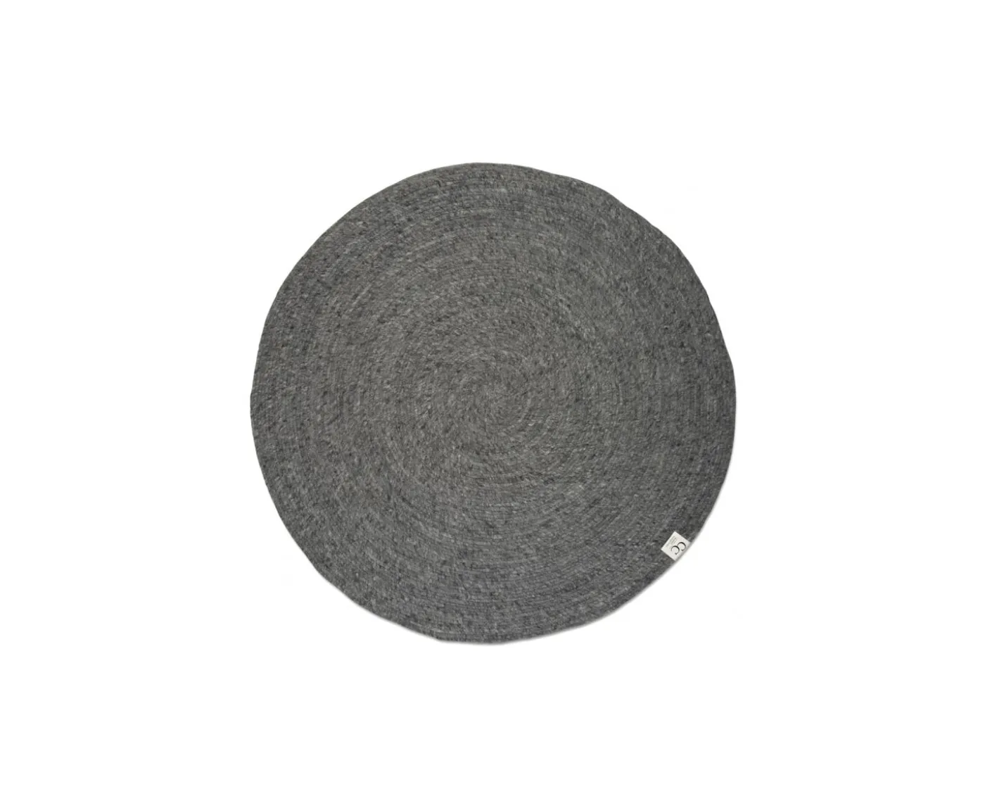 Classic Collection Merino Rund Ullmatta Granit Ø160