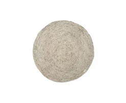 Classic Collection Merino Rund Ullmatta Natural Beige Ø160