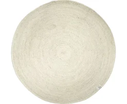 Classic Collection Merino Rund Ullmatta White Ø160
