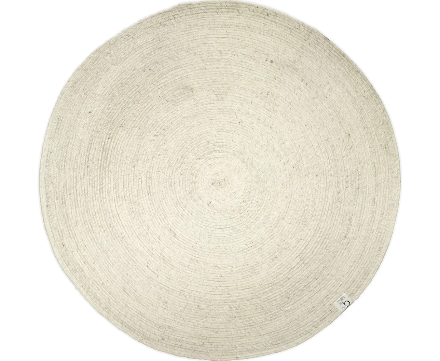 Classic Collection Merino Rund Ullmatta White Ø160