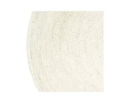 Classic Collection Merino Rund Ullmatta White Ø160