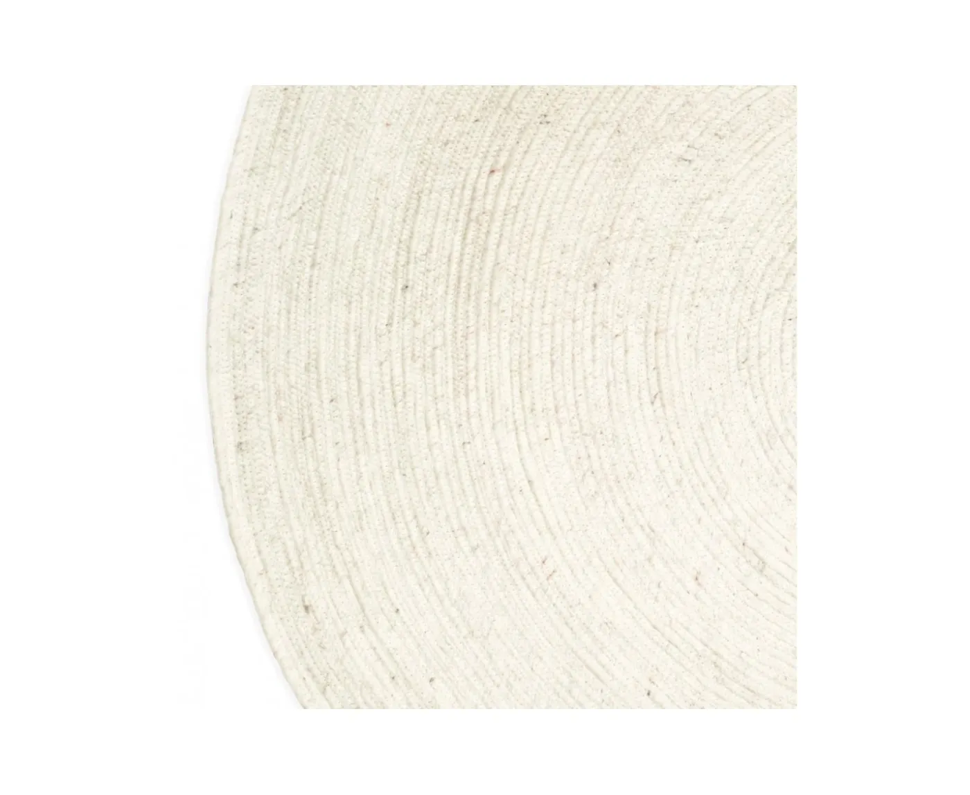 Classic Collection Merino Rund Ullmatta White Ø160