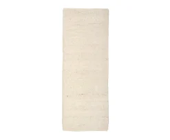Classic Collection Merino Ull Gångmatta White 80x250