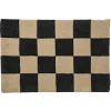 Classic Collection Square Dörrmatta Svart/Natur 60x90