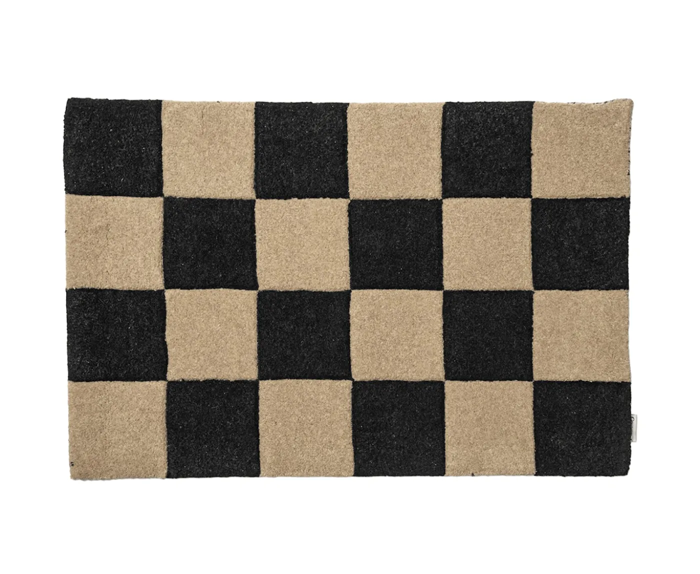 Classic Collection Square Dörrmatta Svart/Natur 60x90