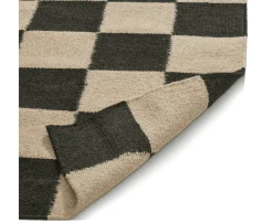 Classic Collection Square Gångmatta Svart/Natur 80x240