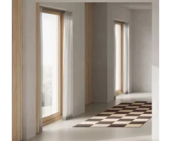 Classic Collection Square Gångmatta Svart/Natur 80x240