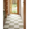Classic Collection Square Gångmatta Vit/Grön 80x200