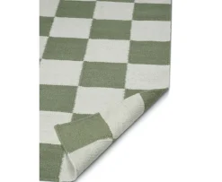 Classic Collection Square Gångmatta Vit/Grön 80x200