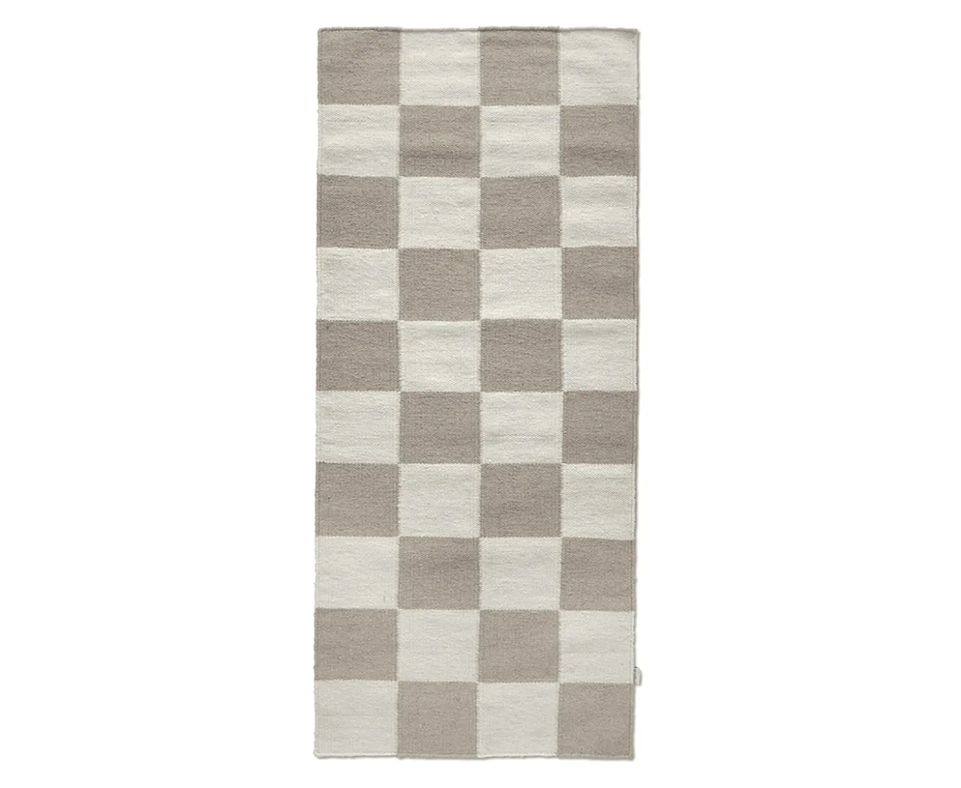 Classic Collection Square Gångmatta Vit/Natur 80x240