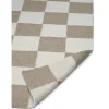 Classic Collection Square Gångmatta Vit/Natur 80x200