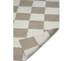Classic Collection Square Gångmatta Vit/Natur 80x200