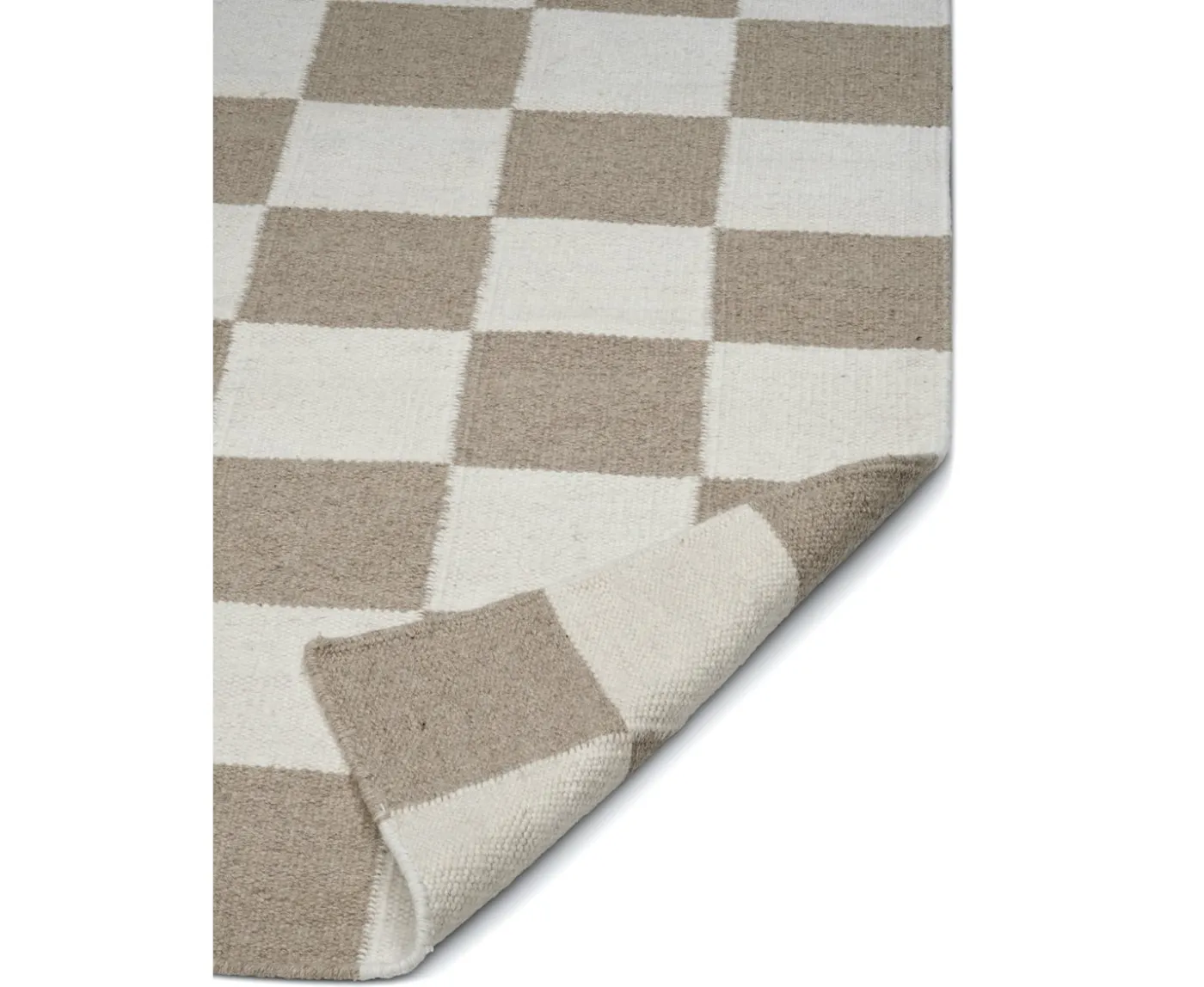 Classic Collection Square Gångmatta Vit/Natur 80x200