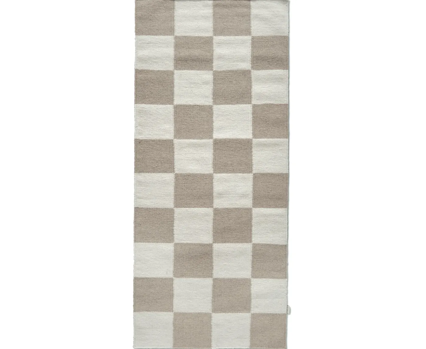 Classic Collection Square Gångmatta Vit/Natur 80x200