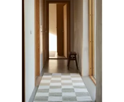 Classic Collection Square Gångmatta Vit/Natur 80x200