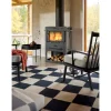 Classic Collection Square Ullmatta Svart/Natur 170x230