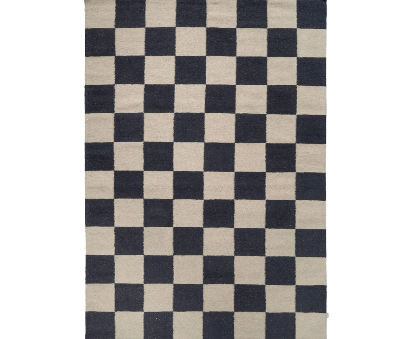 Classic Collection Square Ullmatta Svart/Natur 170x230