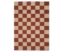 Classic Collection Square Ullmatta Terracotta/Natur 200x300