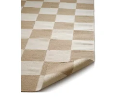 Classic Collection Square Ullmatta Vit/Natur 170x230