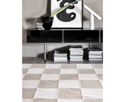 Classic Collection Square Ullmatta Vit/Natur 170x230