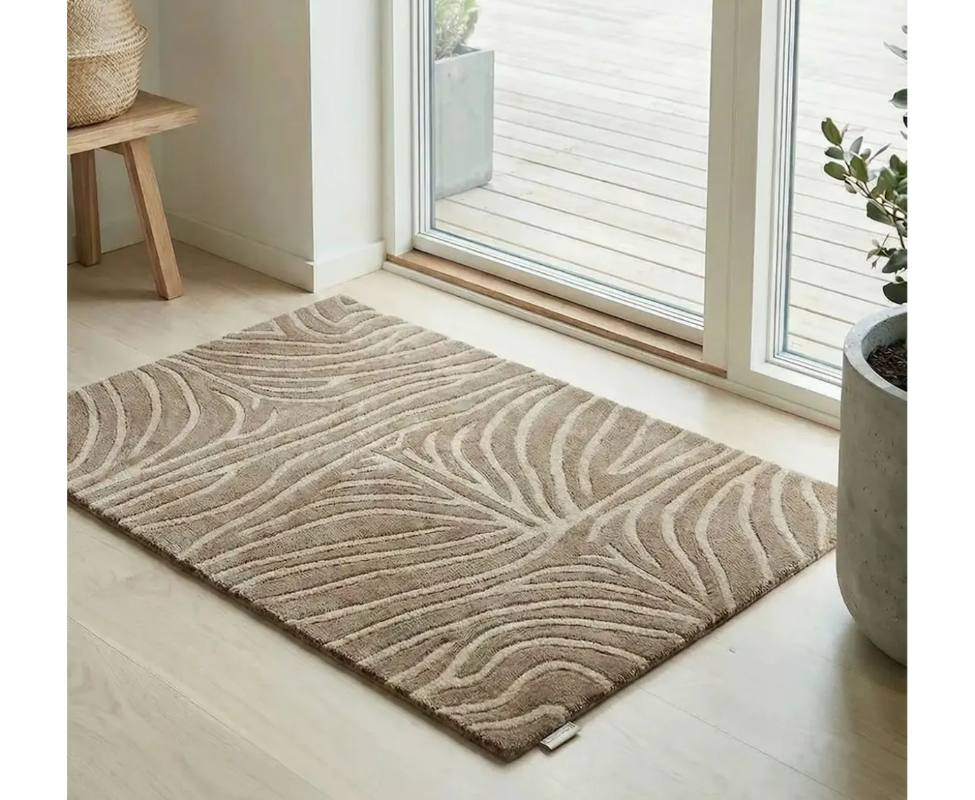 Classic Collection Zebra Dörrmatta Mocca 60x90