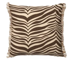 Classic Collection Zebra Kudde Brown/Natural 50x50