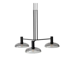 CO Bankeryd Ufo Circle Taklampa Smoked Glass