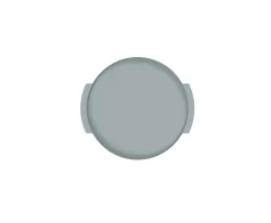 Cooee Design Tray Carry Circle Bricka Pale Blue 35cm