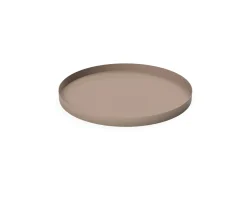 Cooee Design Tray Circle Bricka Taupe 30cm