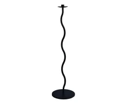 Cooee Design Curved Golv Ljusstake Black 85cm