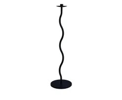 Cooee Design Curved Golv Ljusstake Black 75cm
