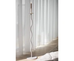 Cooee Design Curved Golv Ljusstake Sand 75cm
