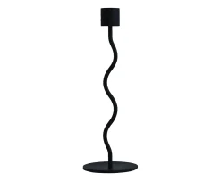 Cooee Design Curved Ljusstake Black 23cm